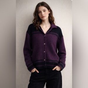 NYBASED Sweater Cardigan 100% Wool